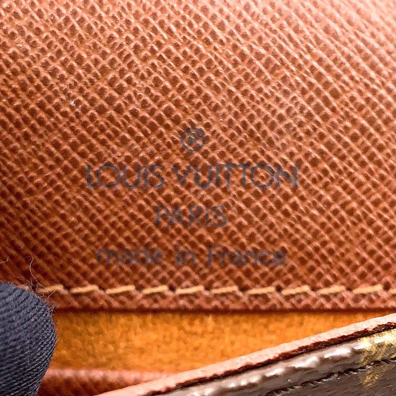 Louis Vuitton Musette Tango Short Strap Monogram Leather Brown Shoulder Bag Gold — view 4