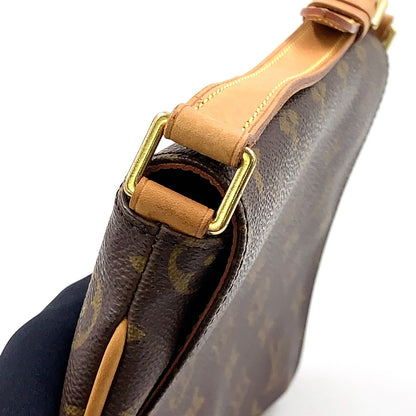 Louis Vuitton Musette Tango Short Strap Monogram Leather Brown Shoulder Bag Gold — view 5