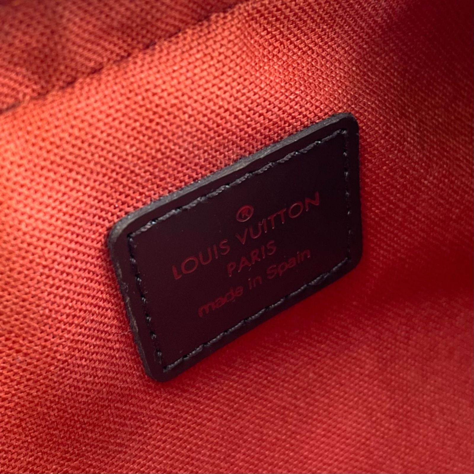 Louis Vuitton Damier Geronimos Brown Belt Bag Gold — view 4