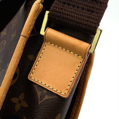 Louis Vuitton Messenger PM Bosphore Monogram Leather Brown Shoulder Bag Gold — view 6