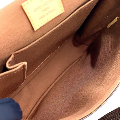 Louis Vuitton Messenger PM Bosphore Monogram Leather Brown Shoulder Bag Gold — view 3