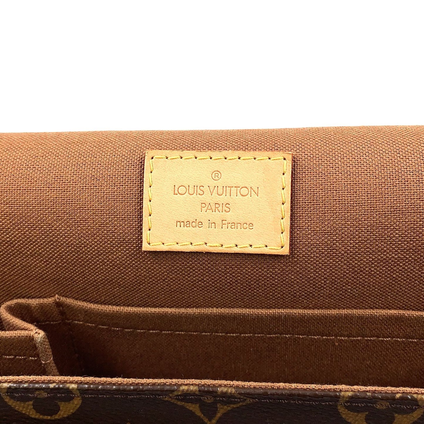 Louis Vuitton Messenger PM Bosphore Monogram Leather Brown Shoulder Bag Gold — view 4