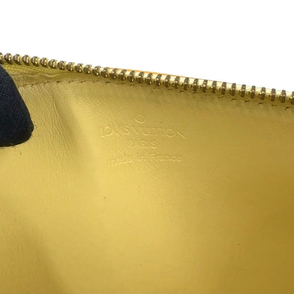 Louis Vuitton Lexington Monogram Vernis Enamel Leather Yellow Handbag Gold — view 4
