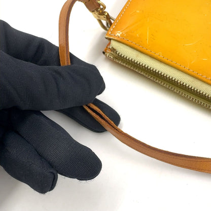 Louis Vuitton Lexington Monogram Vernis Enamel Leather Yellow Handbag Gold — view 5