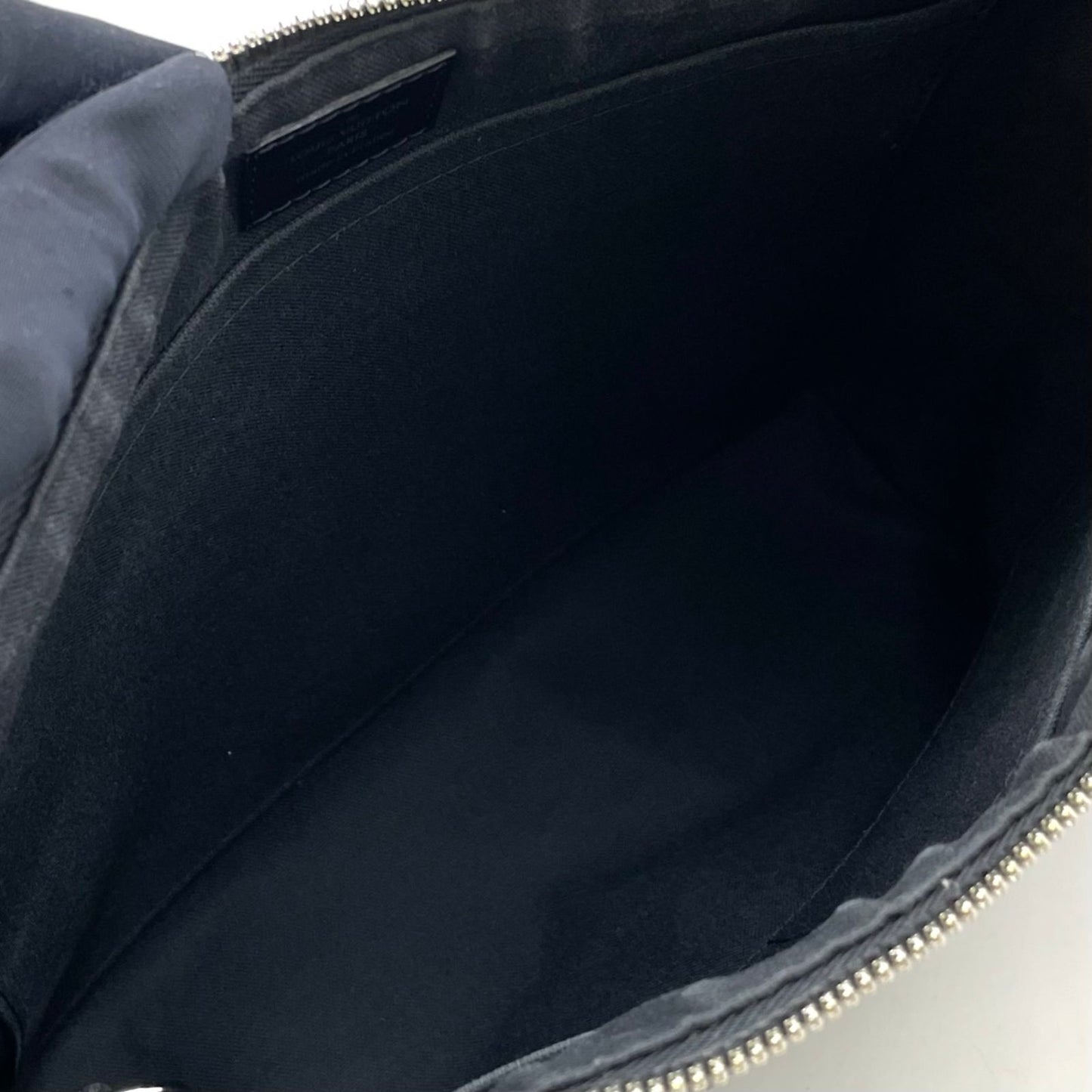 Louis Vuitton Mick PM Damier Graphite Leather Black Shoulder Bag Silver — view 3