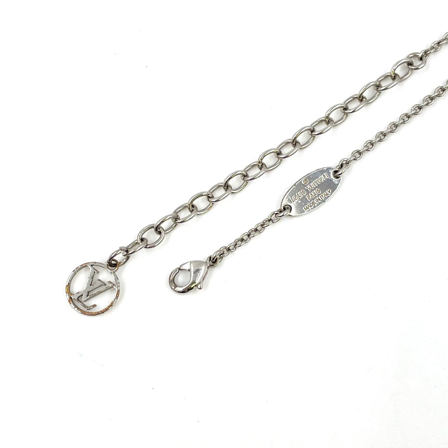 Louis Vuitton Essential Metal Silver Necklace — view 8