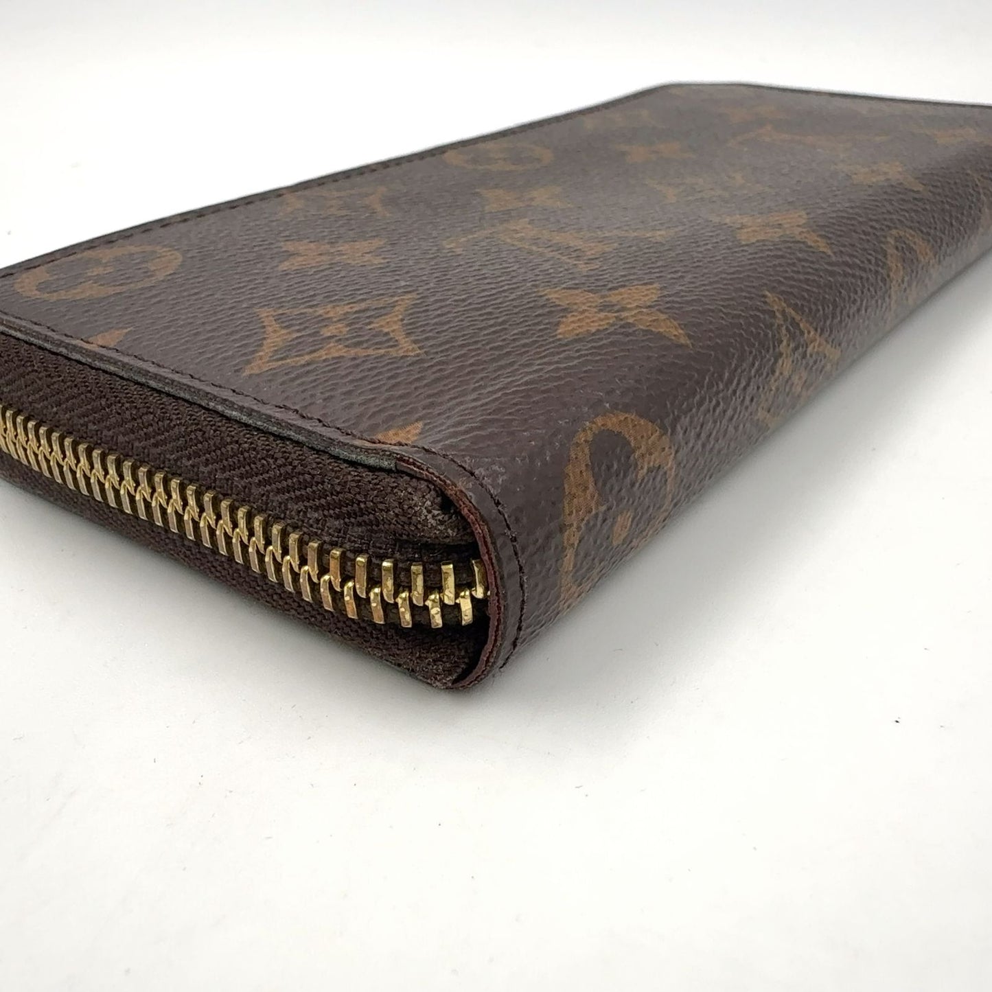 Louis Vuitton Portefeuille Clemence Monogram Fuchsia Leather Pink Purple Brown — view 6