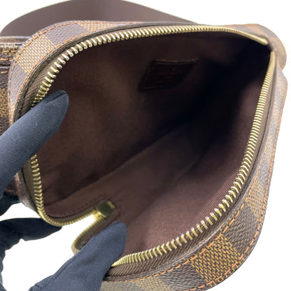 Louis Vuitton Damier Geronimos Brown Belt Bag Gold — view 3
