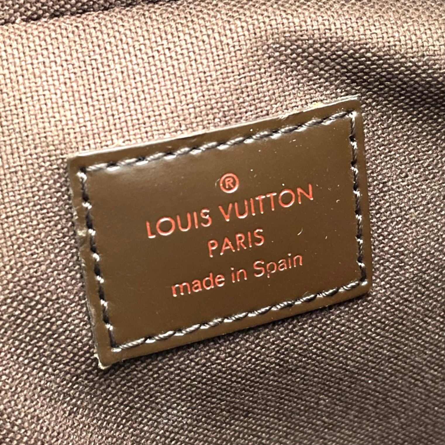 Louis Vuitton Damier Geronimos Brown Belt Bag Gold — view 4