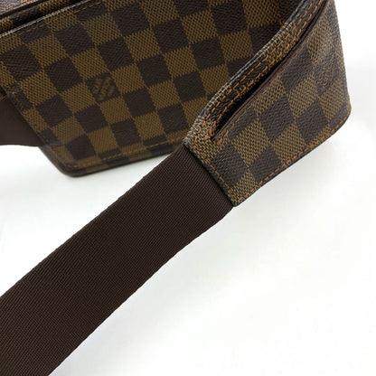 Louis Vuitton Damier Geronimos Brown Belt Bag Gold — view 8