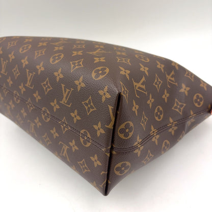 Louis Vuitton NM MM 2-Way Shoulder Leather Brown Handbag Gold — view 9