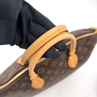 Louis Vuitton NM MM 2-Way Shoulder Leather Brown Handbag Gold — view 6