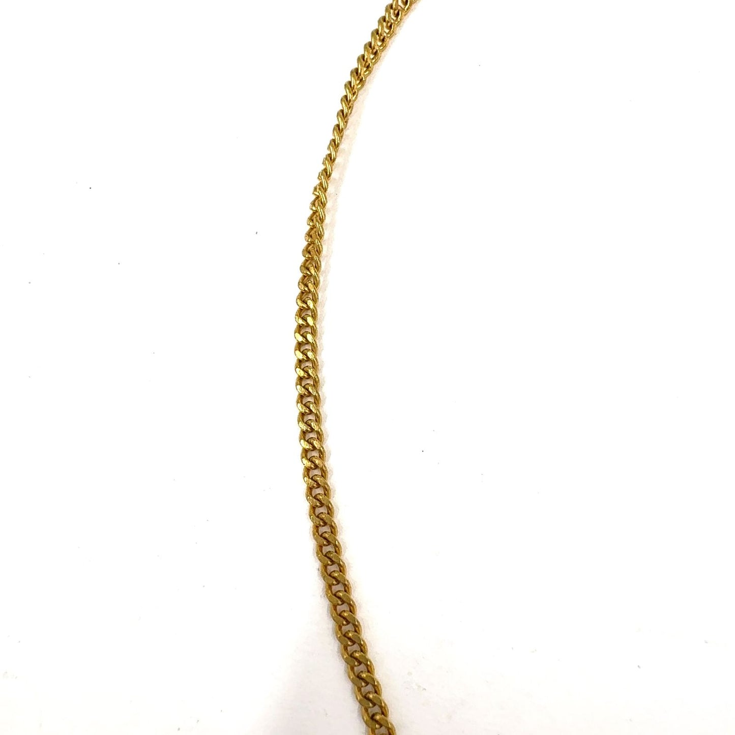 Dior CD Logo Circle Gold Plated Necklace — view 6