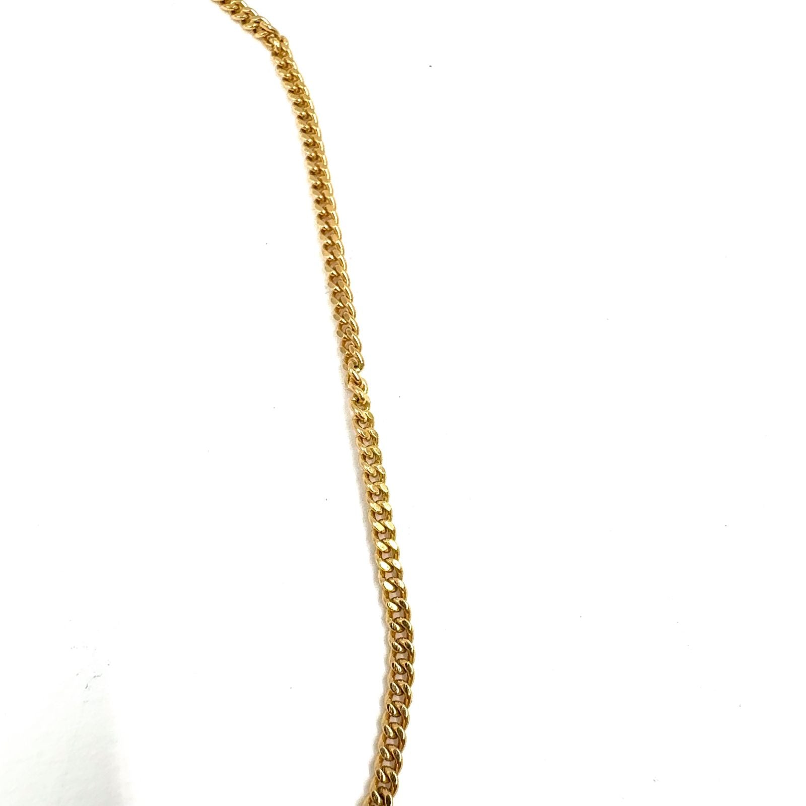 Dior Line Stone Logo Gold Necklace — view 7