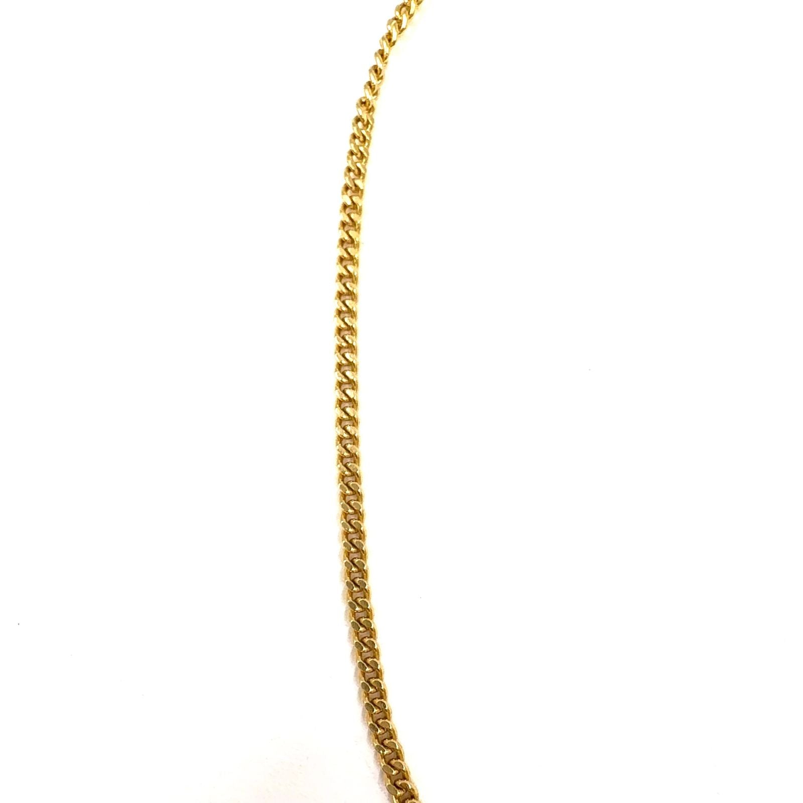 Dior Line Stone Logo Gold Necklace — view 6