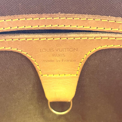 Louis Vuitton Ellipse PM Monogram Leather Brown Handbag Gold — view 4