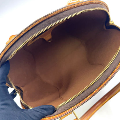 Louis Vuitton Ellipse PM Monogram Leather Brown Handbag Gold — view 3