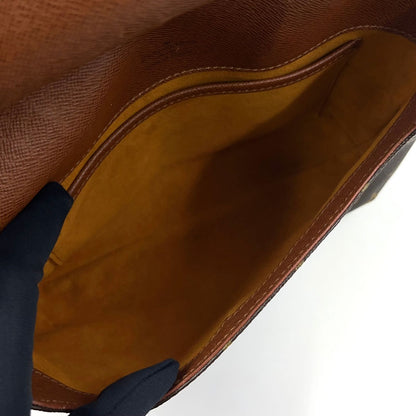 Louis Vuitton Musette Tango Short Strap Monogram Leather Brown Shoulder Bag Gold — view 3