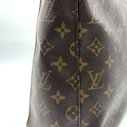 Louis Vuitton Looping GM Monogram Leather Brown Shoulder Bag Gold — view 6