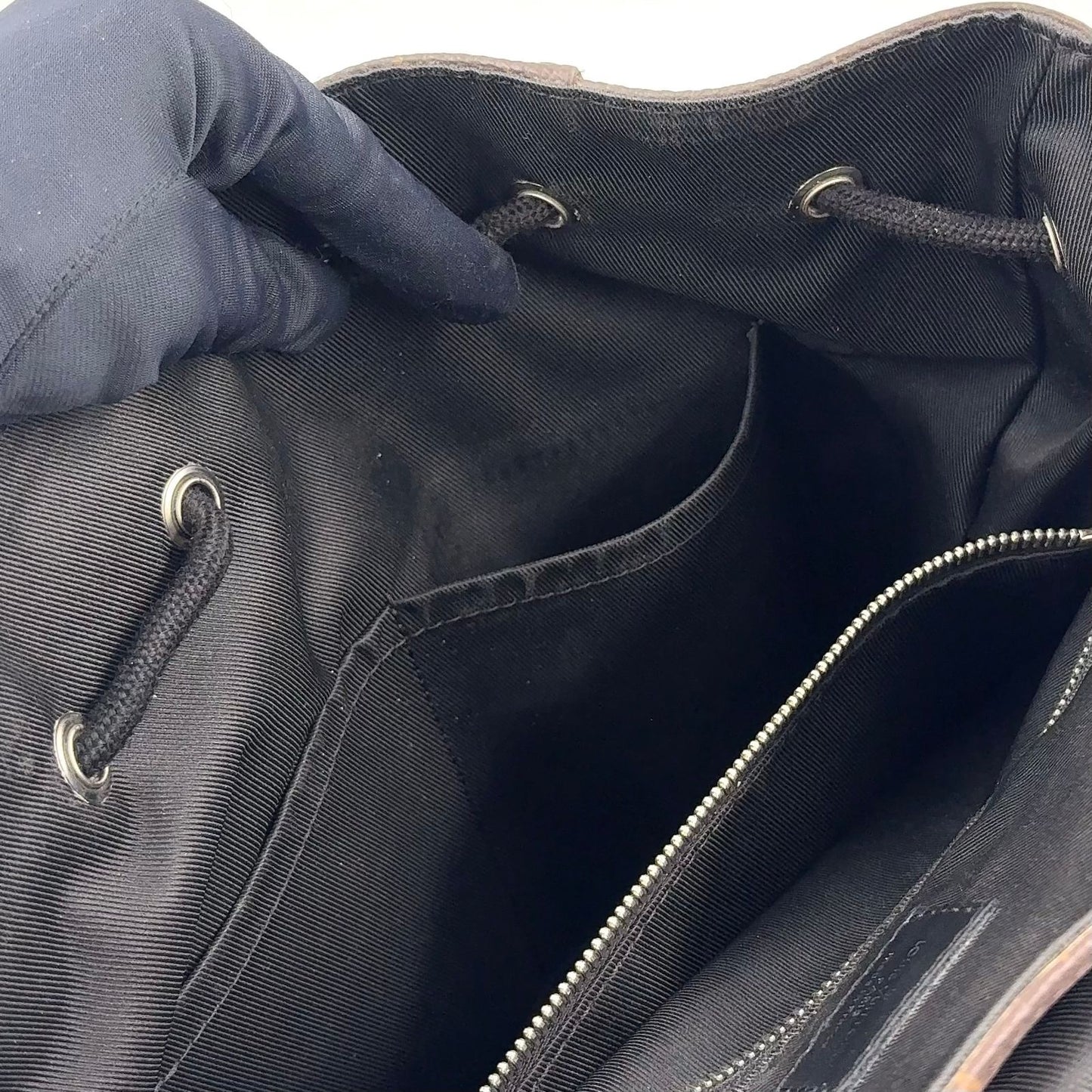Louis Vuitton Christopher PM Monogram Macassar Leather Purple Brown Black — view 8