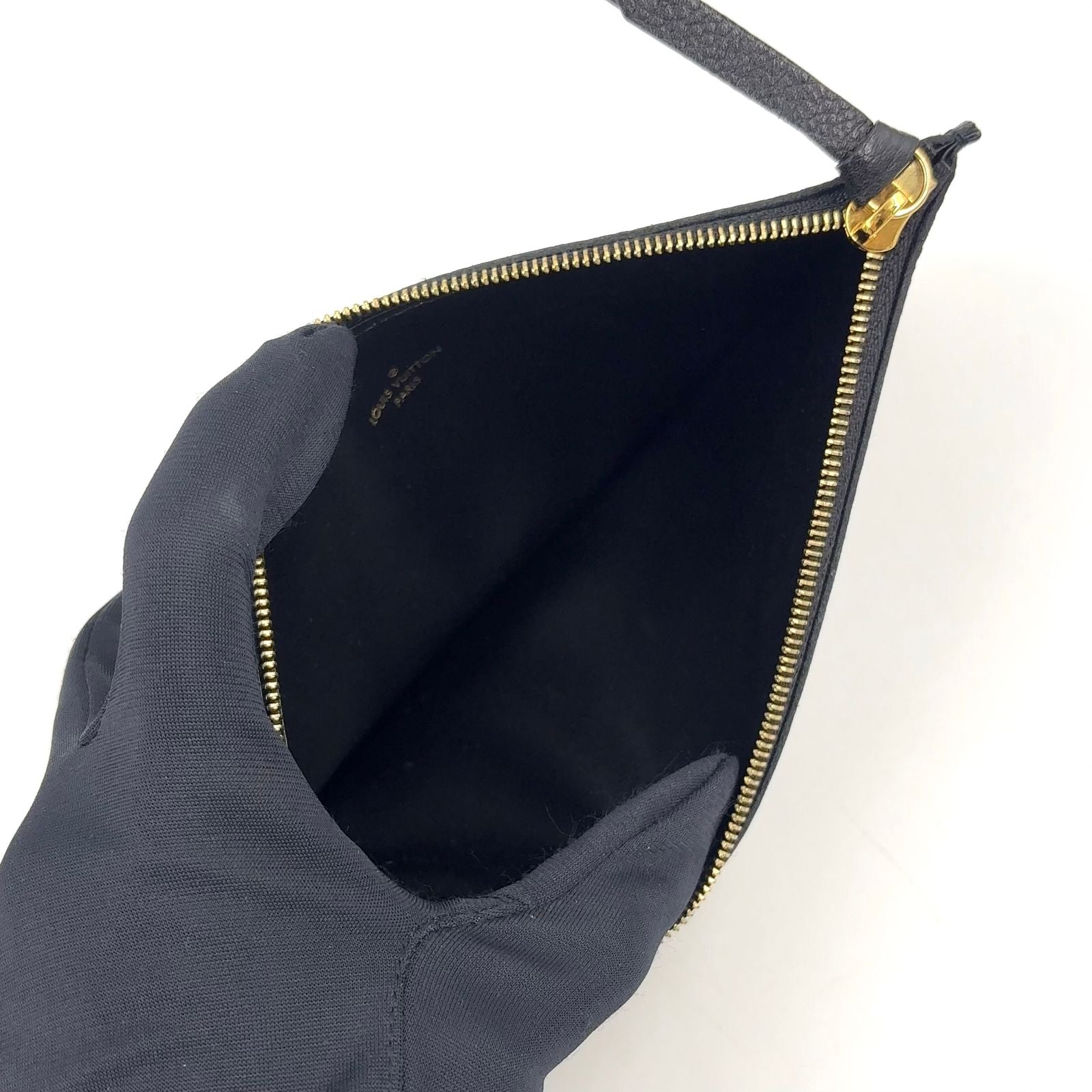 Louis Vuitton Pochette Felicity Monogram Empreinte Noir Leather Black Shoulder — view 9