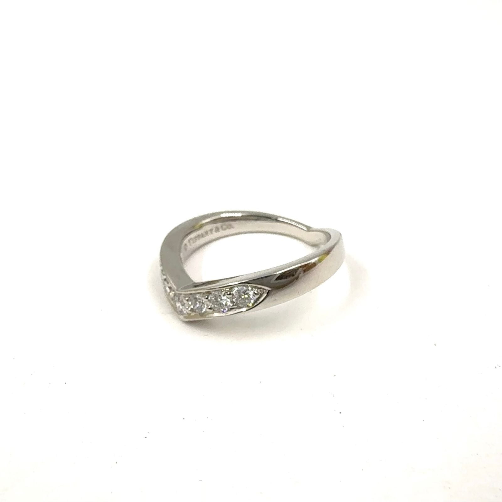 Tiffany & Co Band Platinum Ring — view 5