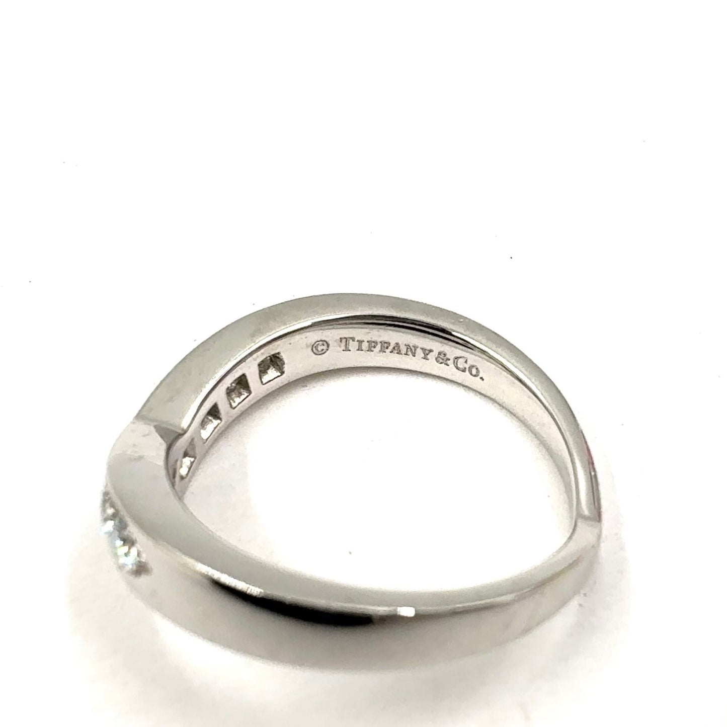 Tiffany & Co Band Platinum Ring — view 3