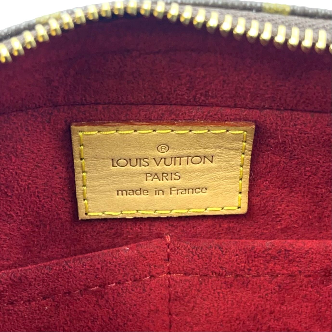 Louis Vuitton Viva Cite MM Monogram Leather Brown Shoulder Bag Gold — view 4