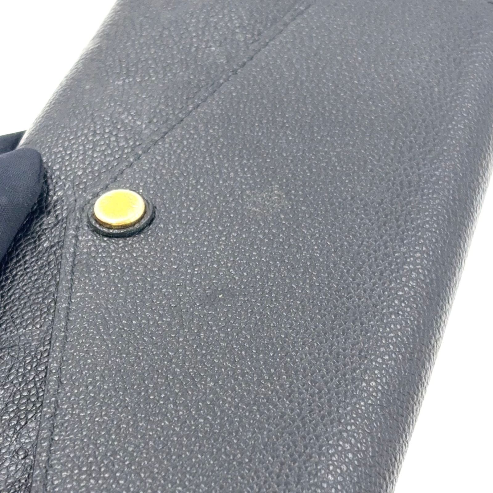 Louis Vuitton Portefeuille Sarah Monogram Empreinte Noir Leather Black Bifold — view 6