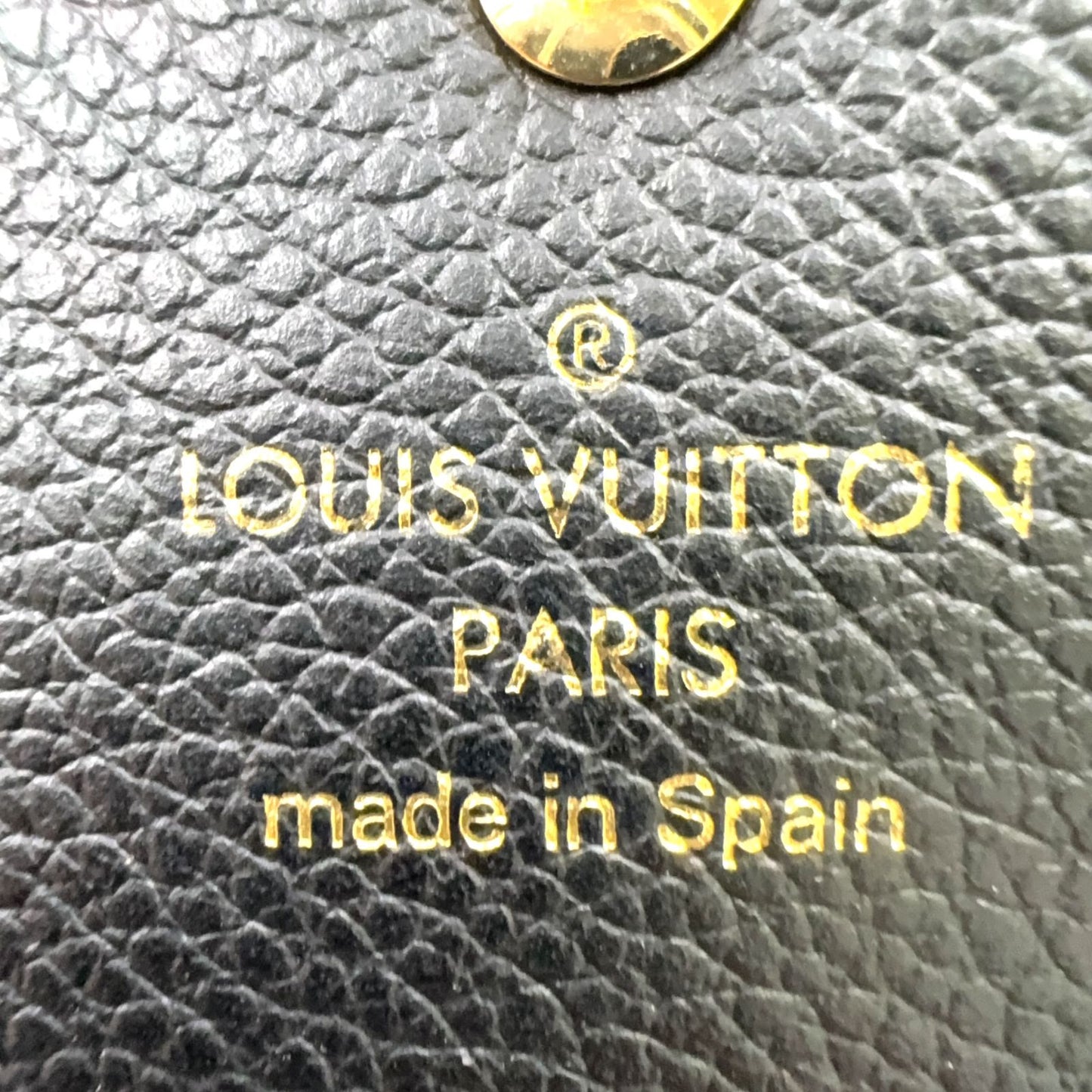 Louis Vuitton Portefeuille Sarah Monogram Empreinte Noir Leather Black Bifold — view 5