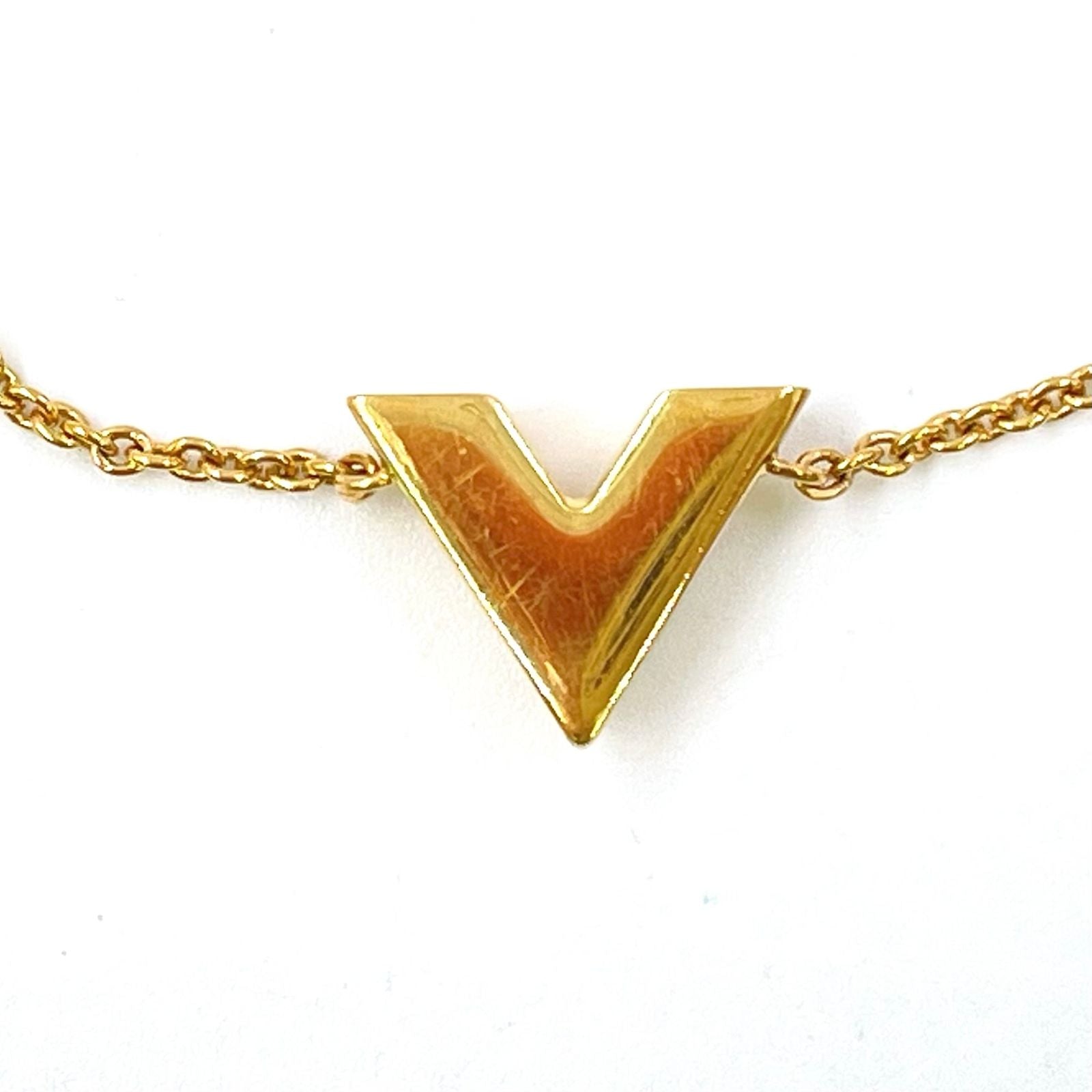 Louis Vuitton Essential Gold Plated Bracelet Bangle — view 3
