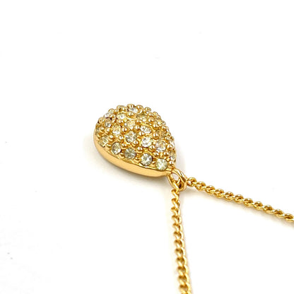 Dior Line Stone Gold Necklace — view 6