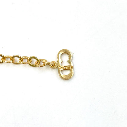Dior Line Stone Gold Necklace — view 5