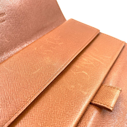 Louis Vuitton Porto Tresor International Monogram Leather Brown Trifold Wallet — view 8