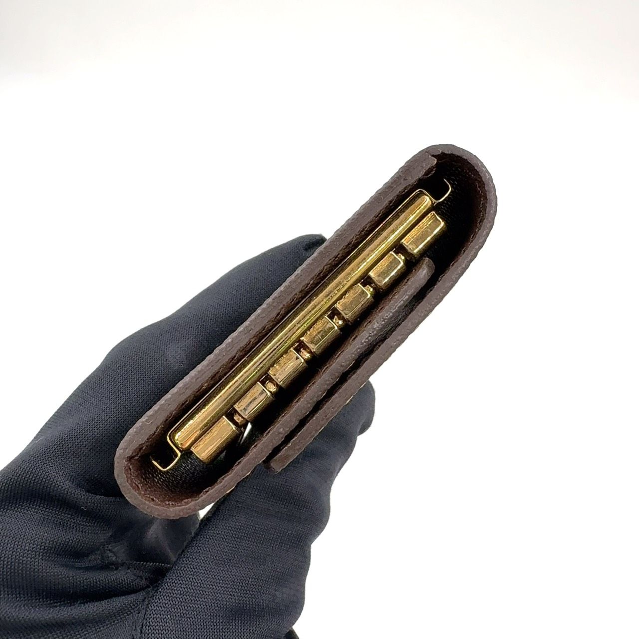 Louis Vuitton Multicles 4 Monogram Brown Key Case Gold Key Holder — view 8