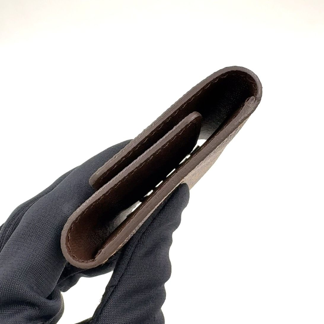 Louis Vuitton Multicles 4 Monogram Brown Key Case Gold Key Holder — view 7