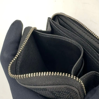 Louis Vuitton Zippy Coin Purse Damier Graphite Black Case Silver — view 7