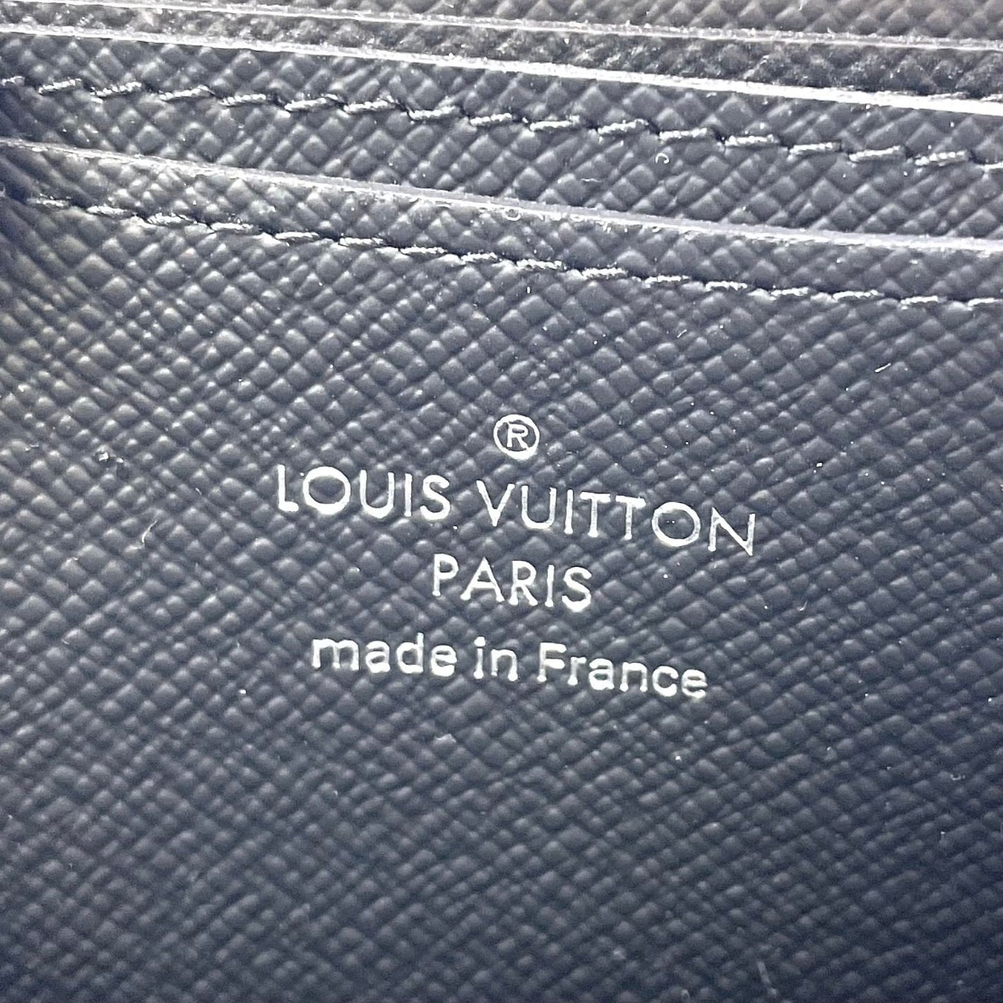 Louis Vuitton Zippy Coin Purse Damier Graphite Black Case Silver — view 4