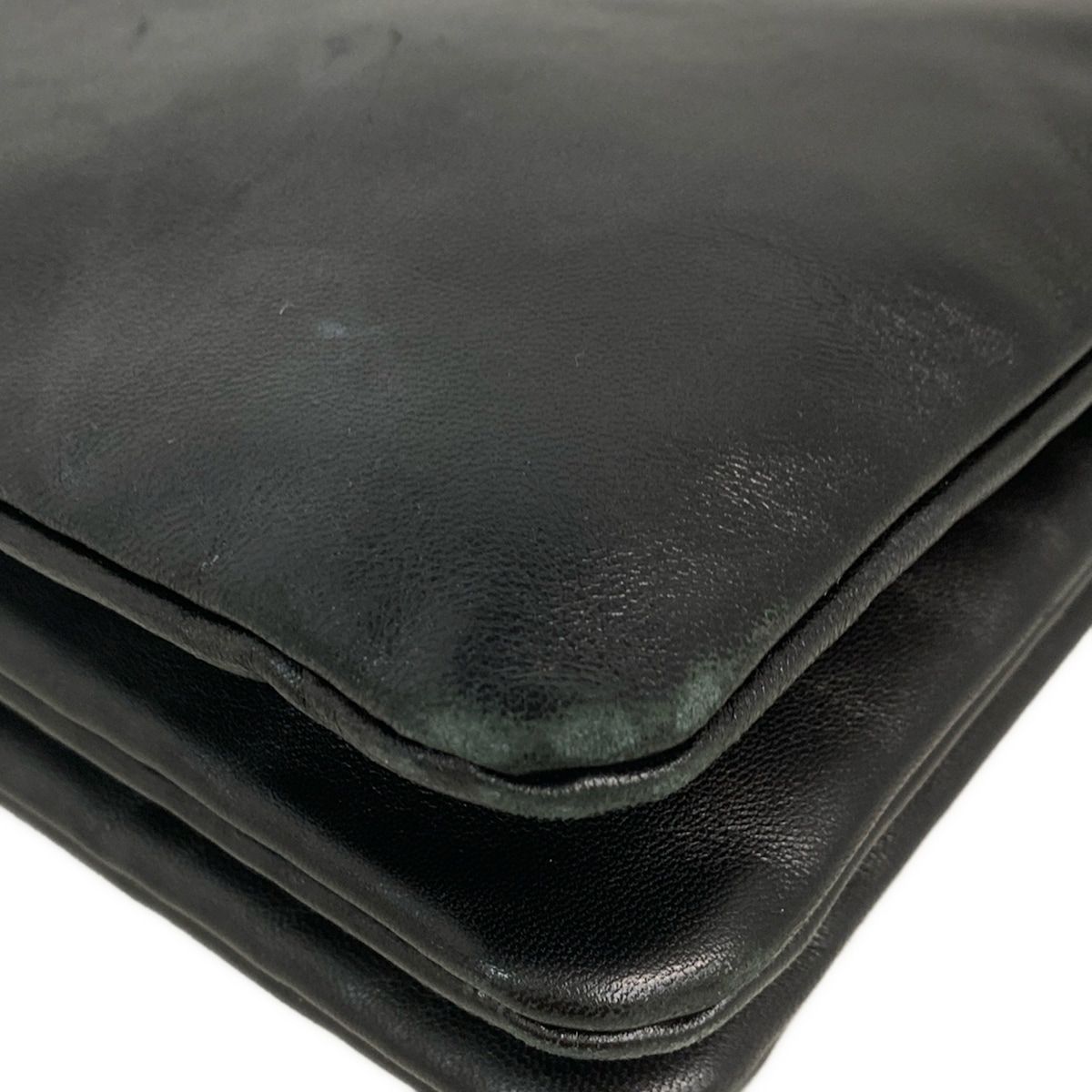 Celine Shoulder Bag Triolage Black Leather — view 6