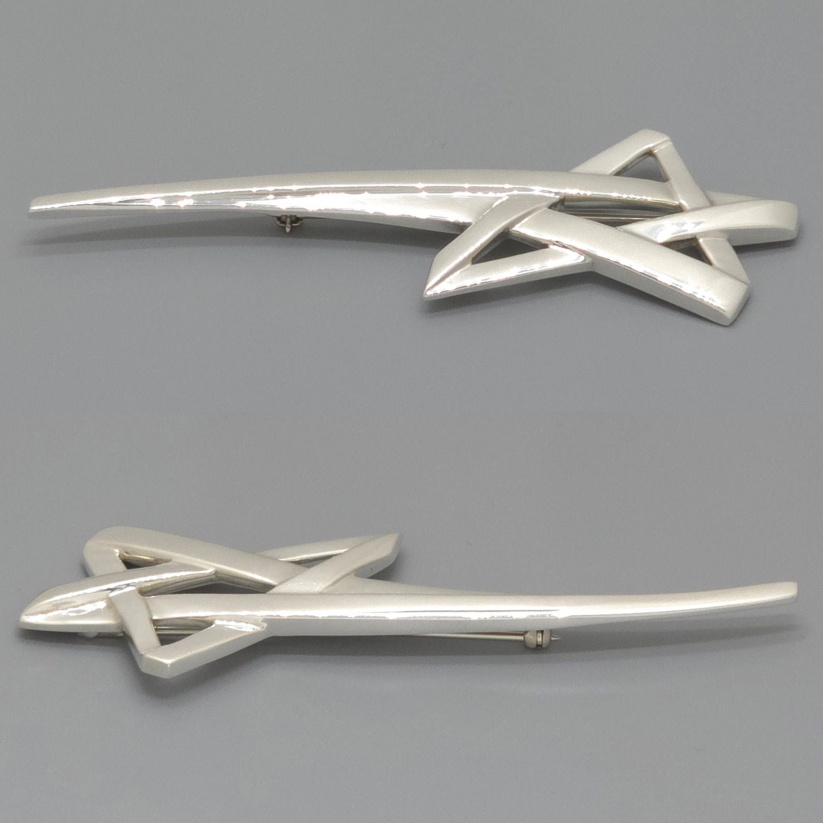 Tiffany & Co Paloma Picasso Shooting Star Brooch Length 8.24 cm Sterling Silver — view 2