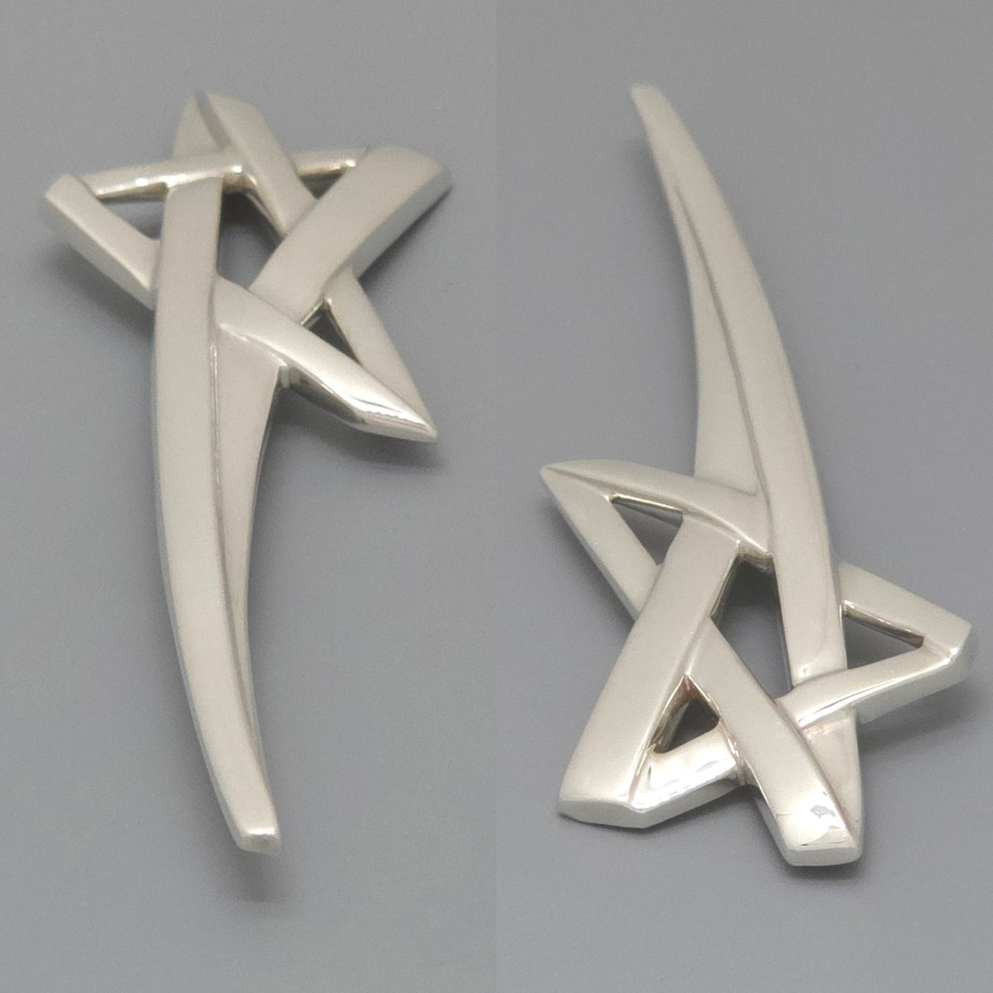 Tiffany & Co Paloma Picasso Shooting Star Brooch Length 8.24 cm Sterling Silver — view 3