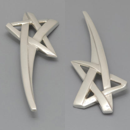 Tiffany & Co Paloma Picasso Shooting Star Brooch Length 8.24 cm Sterling Silver — view 3