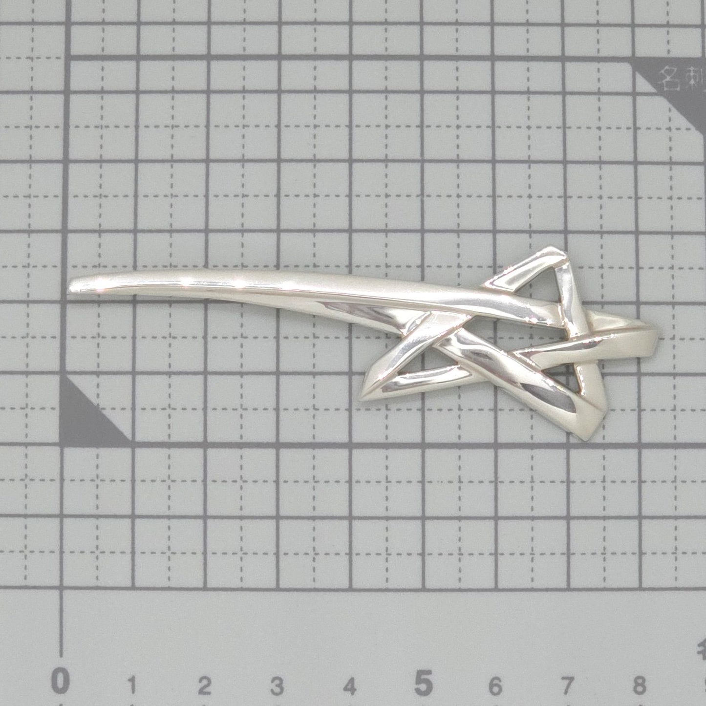 Tiffany & Co Paloma Picasso Shooting Star Brooch Length 8.24 cm Sterling Silver — view 8