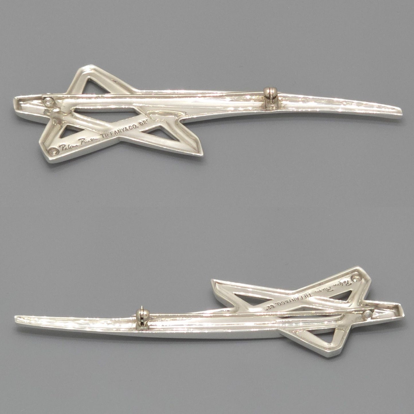 Tiffany & Co Paloma Picasso Shooting Star Brooch Length 8.24 cm Sterling Silver — view 4