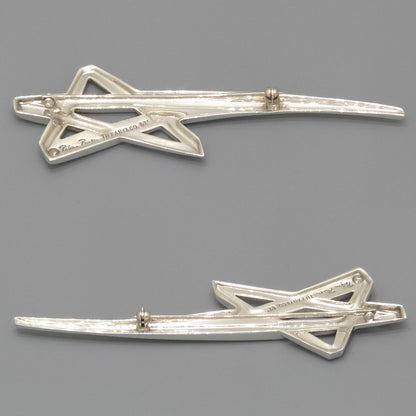 Tiffany & Co Paloma Picasso Shooting Star Brooch Length 8.24 cm Sterling Silver — view 4