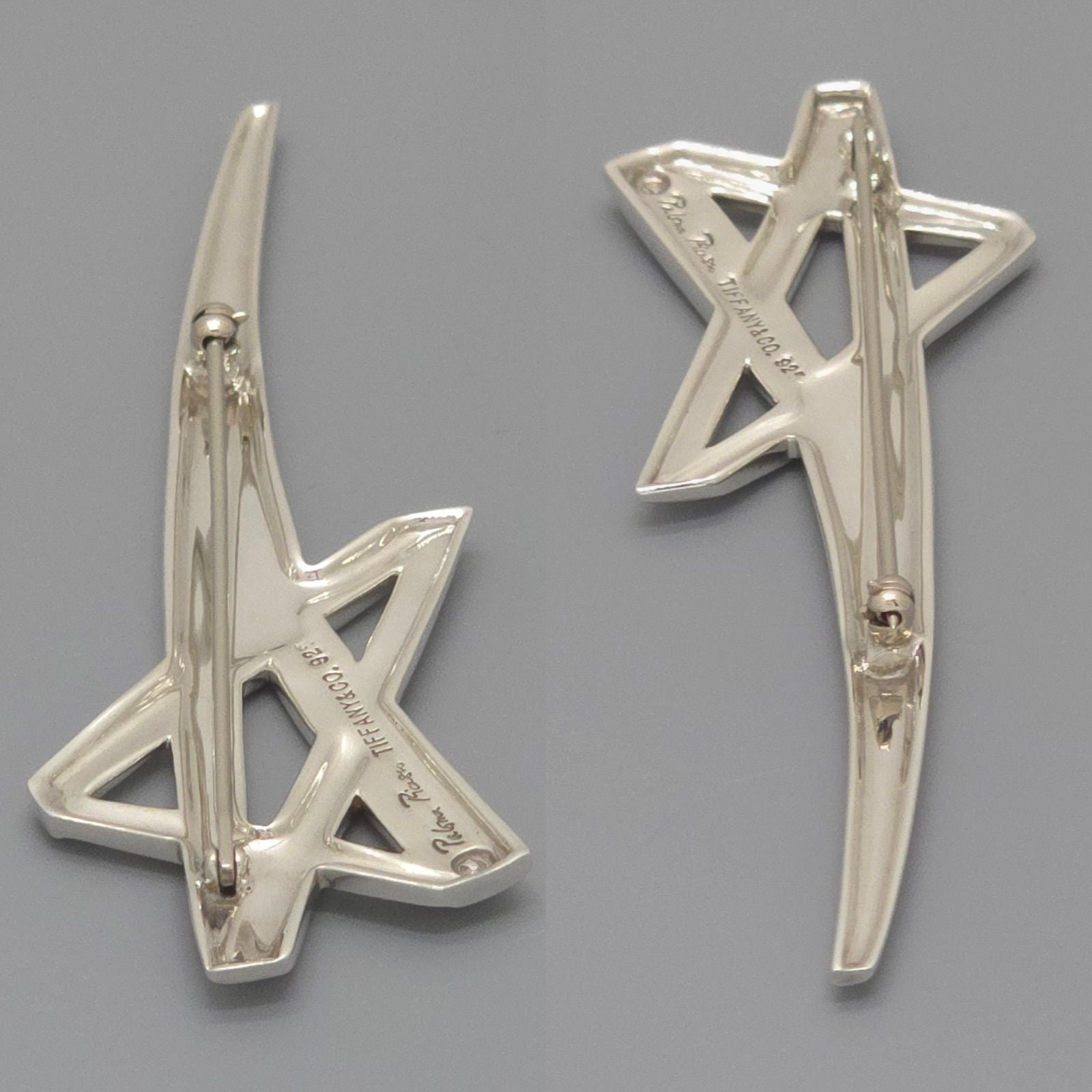 Tiffany & Co Paloma Picasso Shooting Star Brooch Length 8.24 cm Sterling Silver — view 5