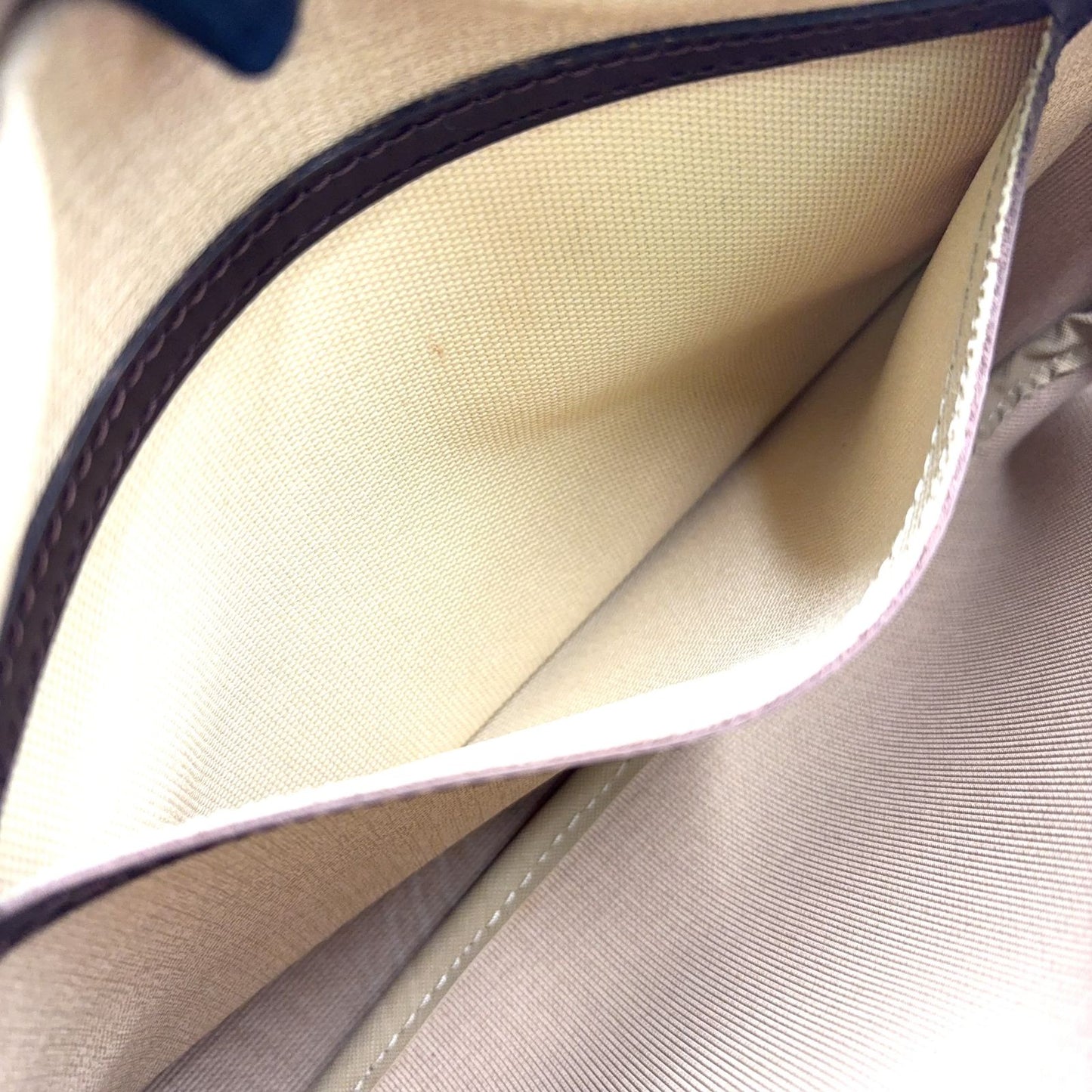 Louis Vuitton Reporter PM Damier Ebene Leather Brown Shoulder Bag Gold — view 6