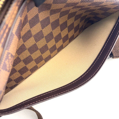 Louis Vuitton Reporter PM Damier Ebene Leather Brown Shoulder Bag Gold — view 7
