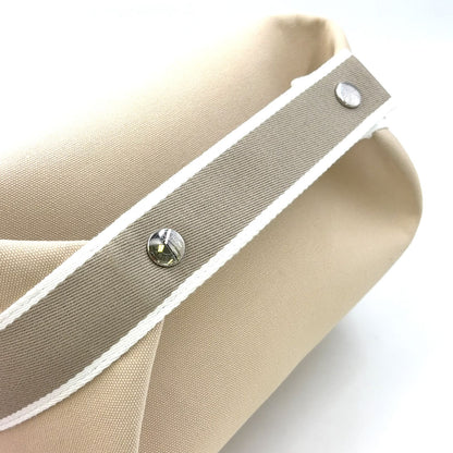 Hermes Brid-a-brac Cotton Beige Pouch Silver — view 8