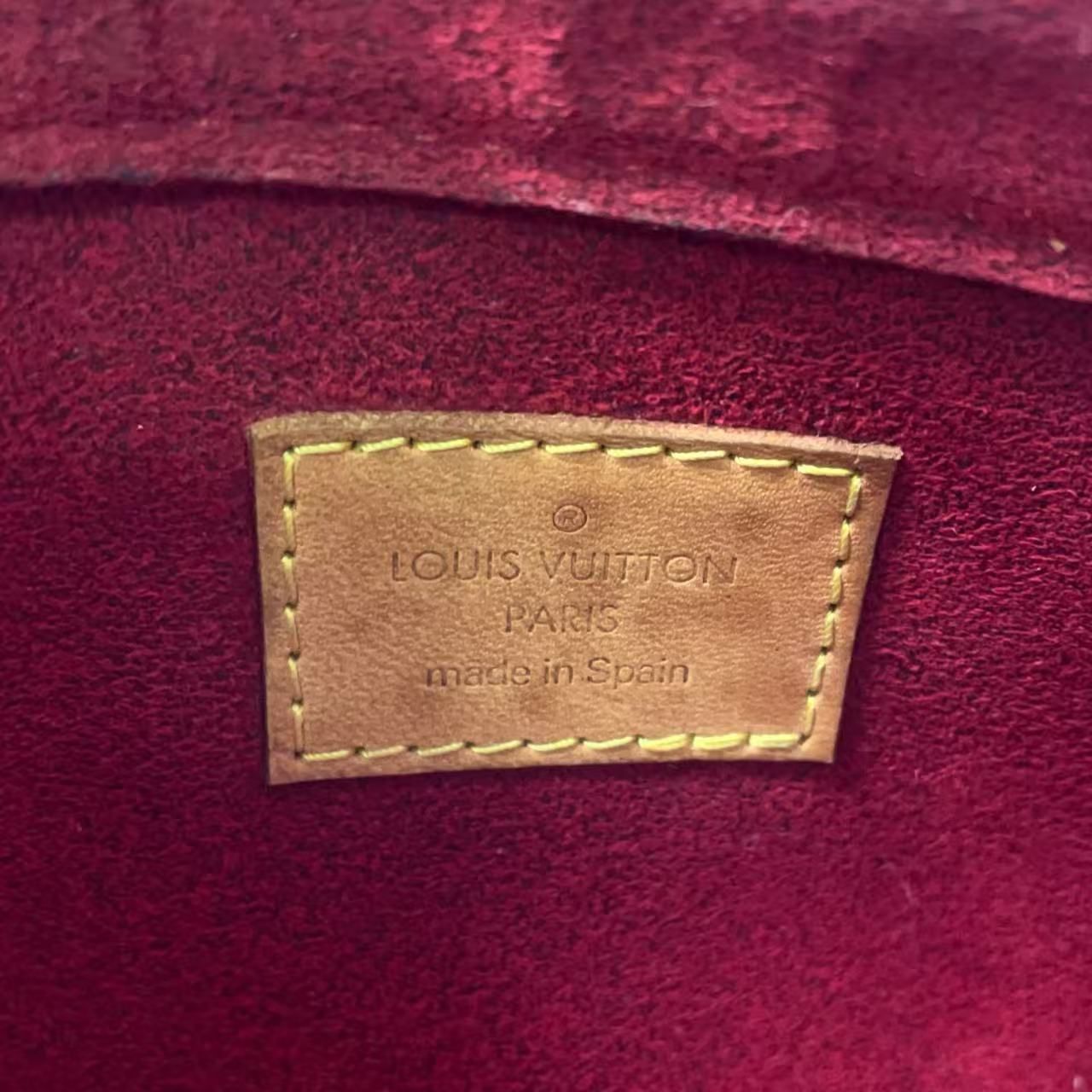 Louis Vuitton PM Monogram Leather Brown Shoulder Bag Gold — view 4